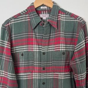 Wallace & Barnes Plaid Flannel Shirt Men’s Medium